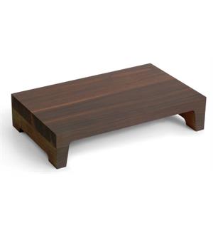 Buffetblokk L 530x325x180mm Valnøtt Heltre - Næringsmiddelgodkjent 